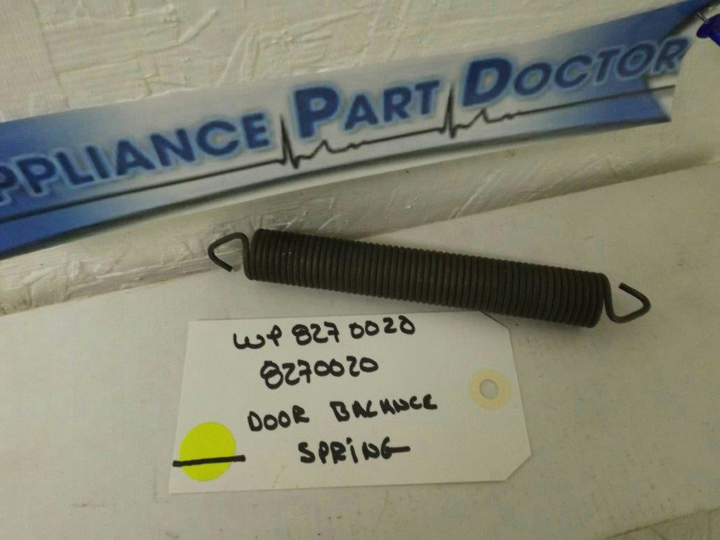 KITCHENAID KENMORE DISHWASHER WP8270020 8270020 DOOR BALANCE SPRING USED KITCHENAID KENMORE DISHWASHER WP8270020 8270020 DOOR BALANCE SPRING USED